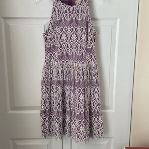 Altar'd State Womens Lace‎ Embroidered Dress Purple Size M Classic Summer